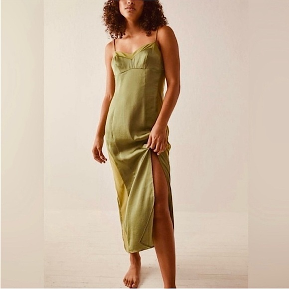 Free People Dresses & Skirts - Free People Intimately Silk Slip dress cocktail wedding bridesmaid party travel
